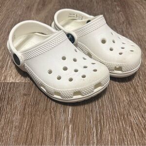 CROCS Kids Classic White Water Shoes